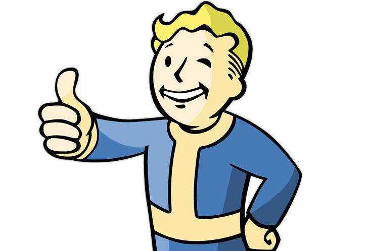Meaning of vault boy thumbs up