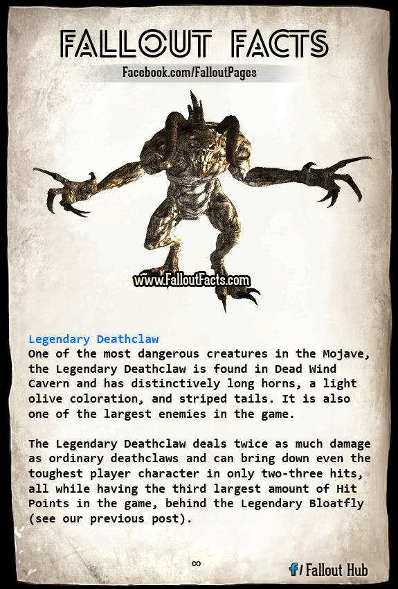 legendary deathclaw new vegas